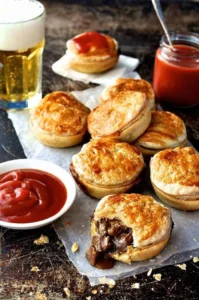 Mini Aussie-Style Beef & Gravy Pies