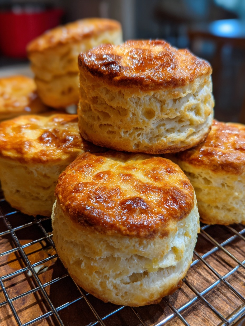 Buttery Sourdough Biscuits